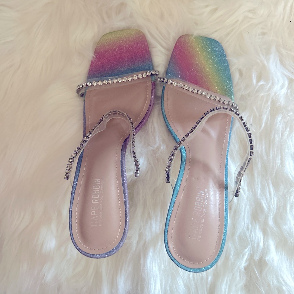 Cape Robbin Women's Rainbow Sandals